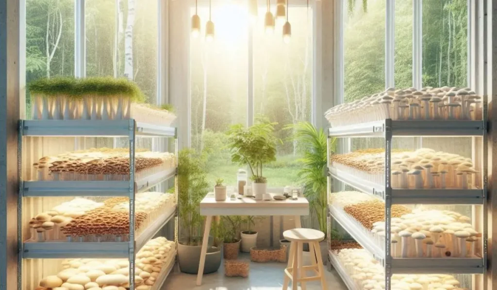 Indoor Mushroom Farming